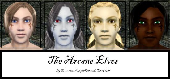 Arcane Elves / Расы Магических Эльфов для TES IV: Oblivion