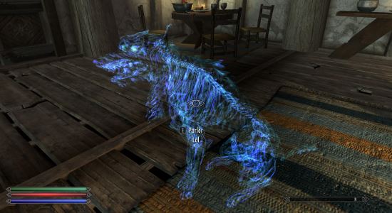 Призрачный пёс Лол / lol spectral dog follower для TES V: Skyrim