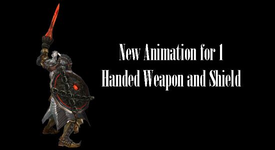 Анимация для любителей щита и меча для TES V: Skyrim