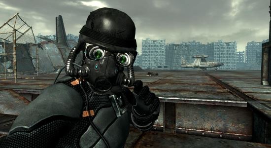 Реалистичные очки ночного виденья ПМНВ \ Night Vision Goggles No model для Fallout 3