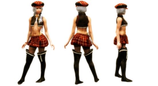 Одеяние Амиэллы UNP / Amiella Outfit UNP + Amiella Outfit BU - UNP - WIP для TES V: Skyrim