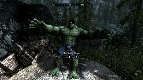 The Hulk Action Figure \ Фигурка Несокрушимого Халка для TES V: Skyrim