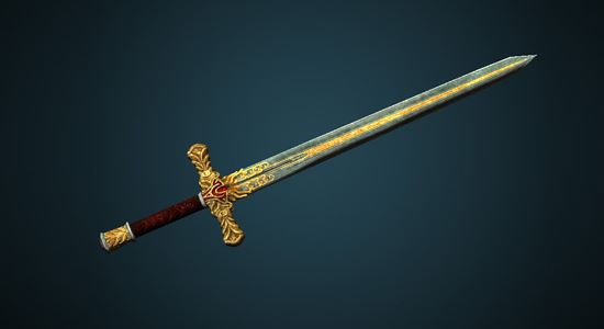 Gilded Sword \ Позолоченный Меч для TES V: Skyrim