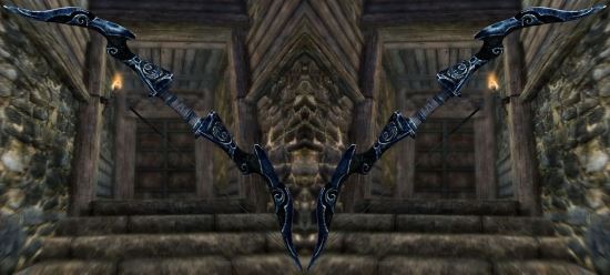 Elegant Cobalt Nightingale Bow для TES V: Skyrim