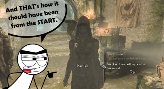 Refuse Joining The Nightingales для TES V: Skyrim