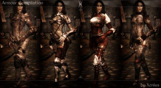 Компилляция брони от Xenius / XAC - Xenius Armour Compilation для TES V: Skyrim