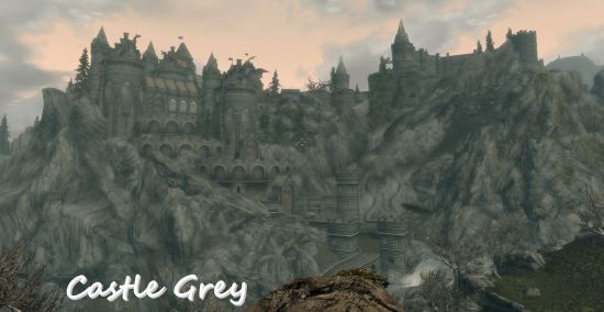 Серый замок / Castle Grey для TES V: Skyrim
