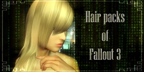 Прически из Fallout3 / Convert Hairs of Fallout3 для TES V: Skyrim