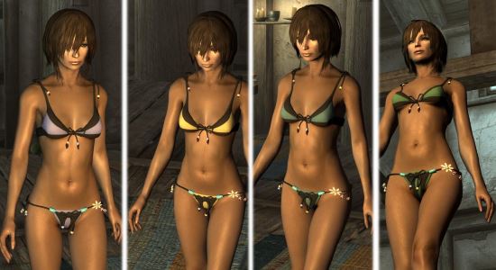 Layer Bikini (UNP, CBBE) для TES V: Skyrim