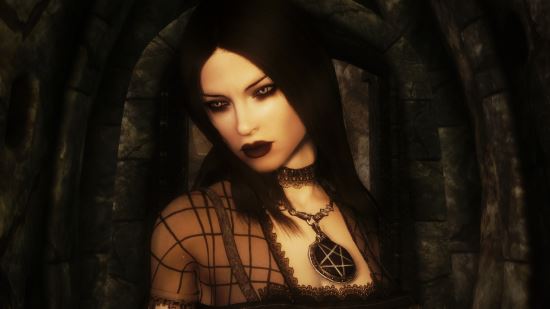 Osare GothicLolita - UNP \ Готическое платье для TES V: Skyrim