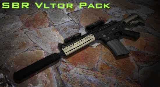 SBR Vltor Attachments Pack для Counter-Strike Source