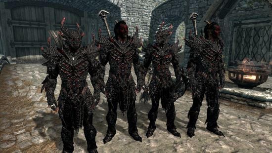 Зловещая Броня \ Evil Incarnate Daedric Gear для TES V: Skyrim