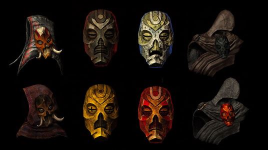Новые маски Драконьих Жрецов \ Psychosteves DragonPriest Masks для TES V: Skyrim