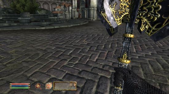 Эбонитовая Секира для TES IV: Oblivion