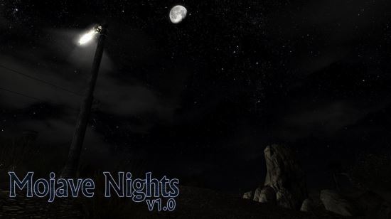 Mojave Nights - a moon and stars replacer для Fallout: New Vegas