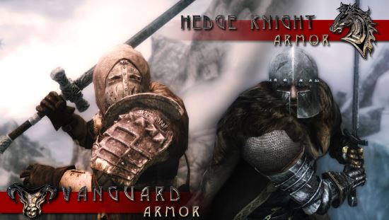 Vanguard Armor и Hedge Knight Armor для TES V: Skyrim