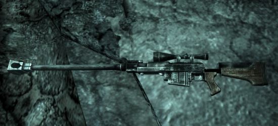 Порт Крупнокалиберной снайперской винтовки из FNV для Fallout 3