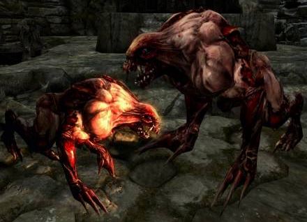 Оборотень-Демон / Demon Werewolf Replacer для TES V: Skyrim