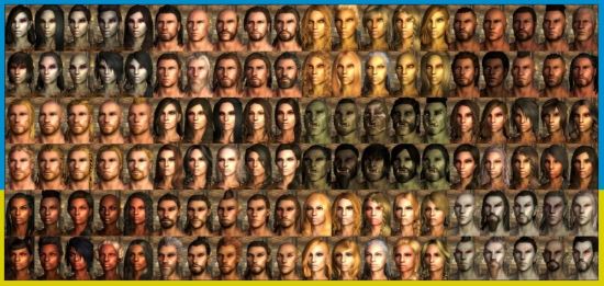 Inhabitants of Skyrim - Character Presets для TES V: Skyrim