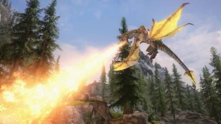 Улучшенные могучие драконы для TES V: Skyrim