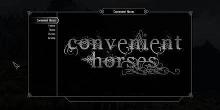 Верховая езда с удобством / Convenient Horses для TES V: Skyrim