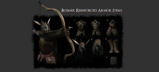 Bosmer Armor Pack для TES V: Skyrim
