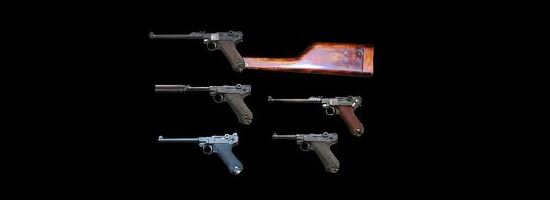 Пистолет Luger P08 с возможностью апгрейдов для Fallout: New Vegas