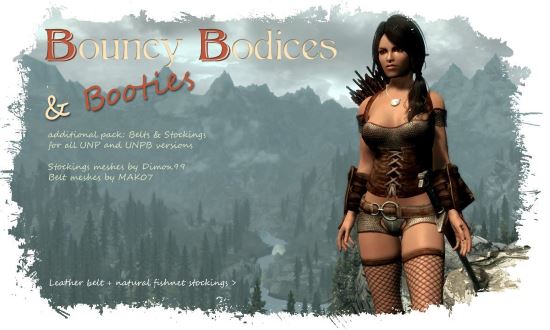 Bouncy Bodices and Booties для TES V: Skyrim