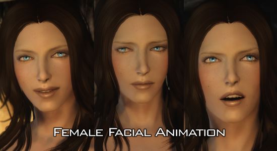 Female Facial Animation для TES V: Skyrim