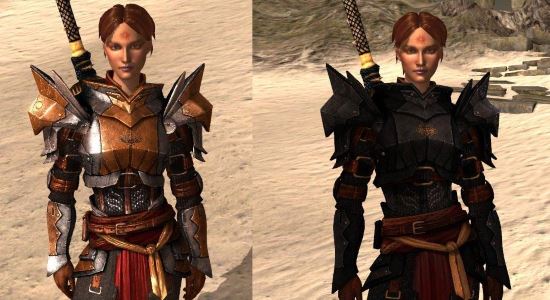 Броня Мередит для Хоук-женщины для Dragon Age 2