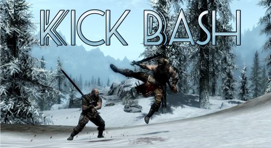 Kick Bash / Пинок для TES V: Skyrim