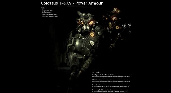 Colossus t49xv для Fallout: New Vegas