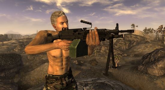 FN M249 SAW для Fallout: New Vegas