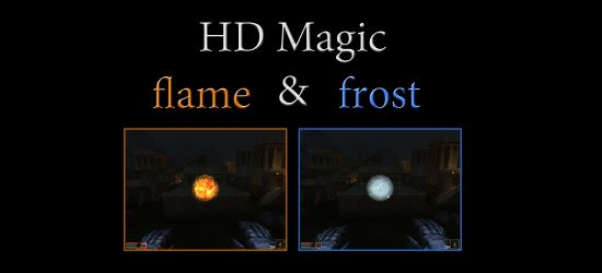 HD Magic Flame & Frost для TES III: Morrowind