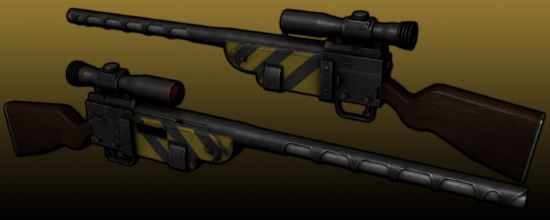 Классическая снайперская винтовка DKS-501 для Fallout: New Vegas