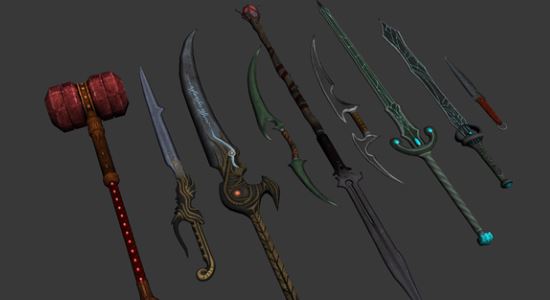 Dragon Age Series Weapon Pack \ Пак Оружия из Игры Dragon Age для TES V: Skyrim