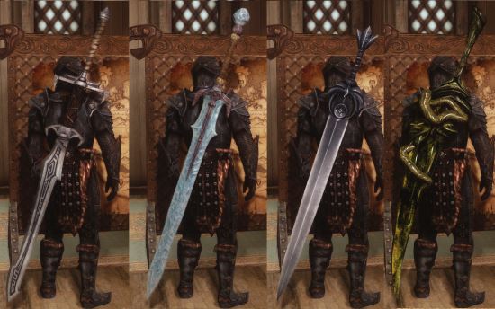 Specialized Weapon Collection / Коллекция гигантских мечей для TES V: Skyrim