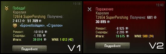 ЯсенКрасен - цветные сообщения после боя + статистика [26.09.2014] для World Of Tanks