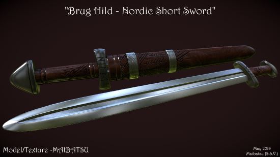 Brug Hild - Nordic Short Sword для TES V: Skyrim