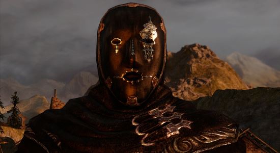 Ebony Manikin Mask для Dark Souls II