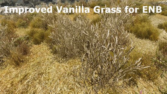Improved Vanilla Grass / Улучшенная стандартная трава для TES V: Skyrim