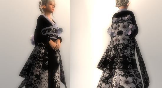 JP Dress / Японское платье (HGEC) для TES IV: Oblivion