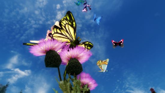 Better Butterflies / Красочные бабочки для TES V: Skyrim