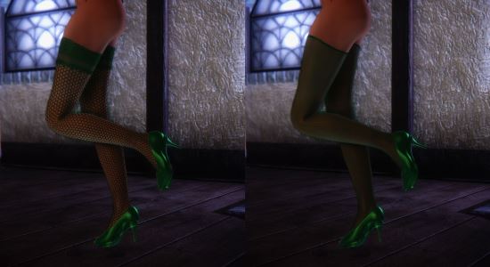 Newmiller heels and stockings для TES V: Skyrim