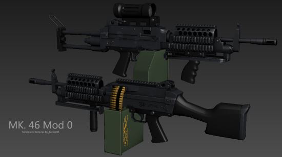Легкий пулемет МК 46 / MK 46 Light Machine Gun для Fallout: New Vegas