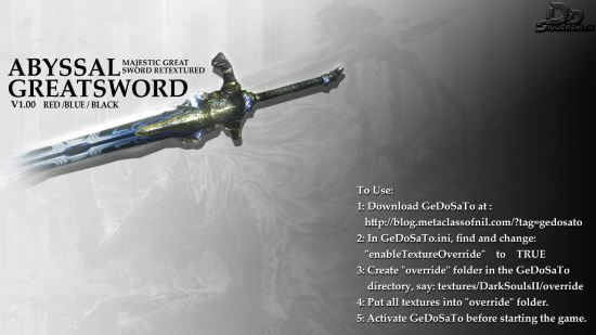 Majestic Abyssal Greatsword для Dark Souls II