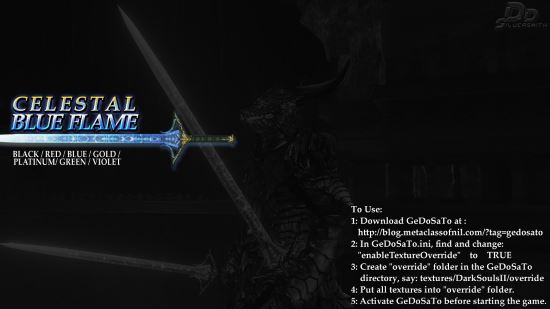 Celestal Blue Flame для Dark Souls II