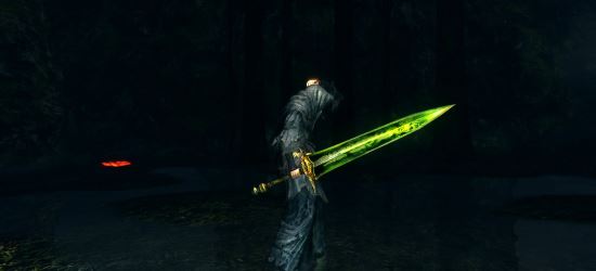 Crystal Dragon Moonlight Greatsword для Dark Souls