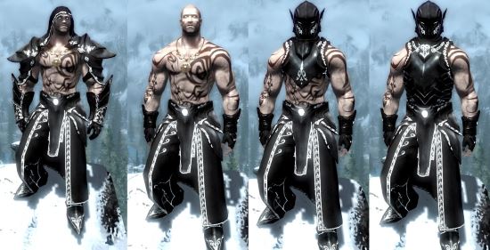 Доспех Клерика для мужских персонажей \ Male Cleric Armor для TES V: Skyrim