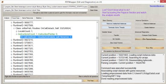Скальпель для сохранений - Papyrus Data Transfer для TES V: Skyrim